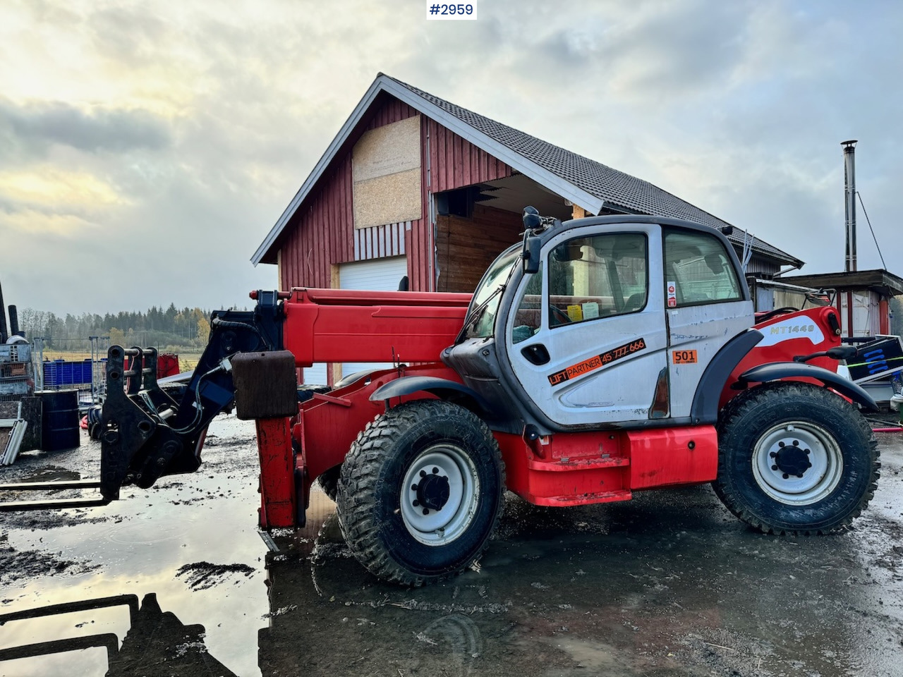 2009 Manitou MT 1440 Telescopic truck w/ Bucket, Pallet forks and Lifting jib - Teleskoplader: das Bild 2 2009 Manitou MT 1440 Telescopic truck w/ Bucket, Pallet forks and Lifting jib - Teleskoplader: das Bild 2