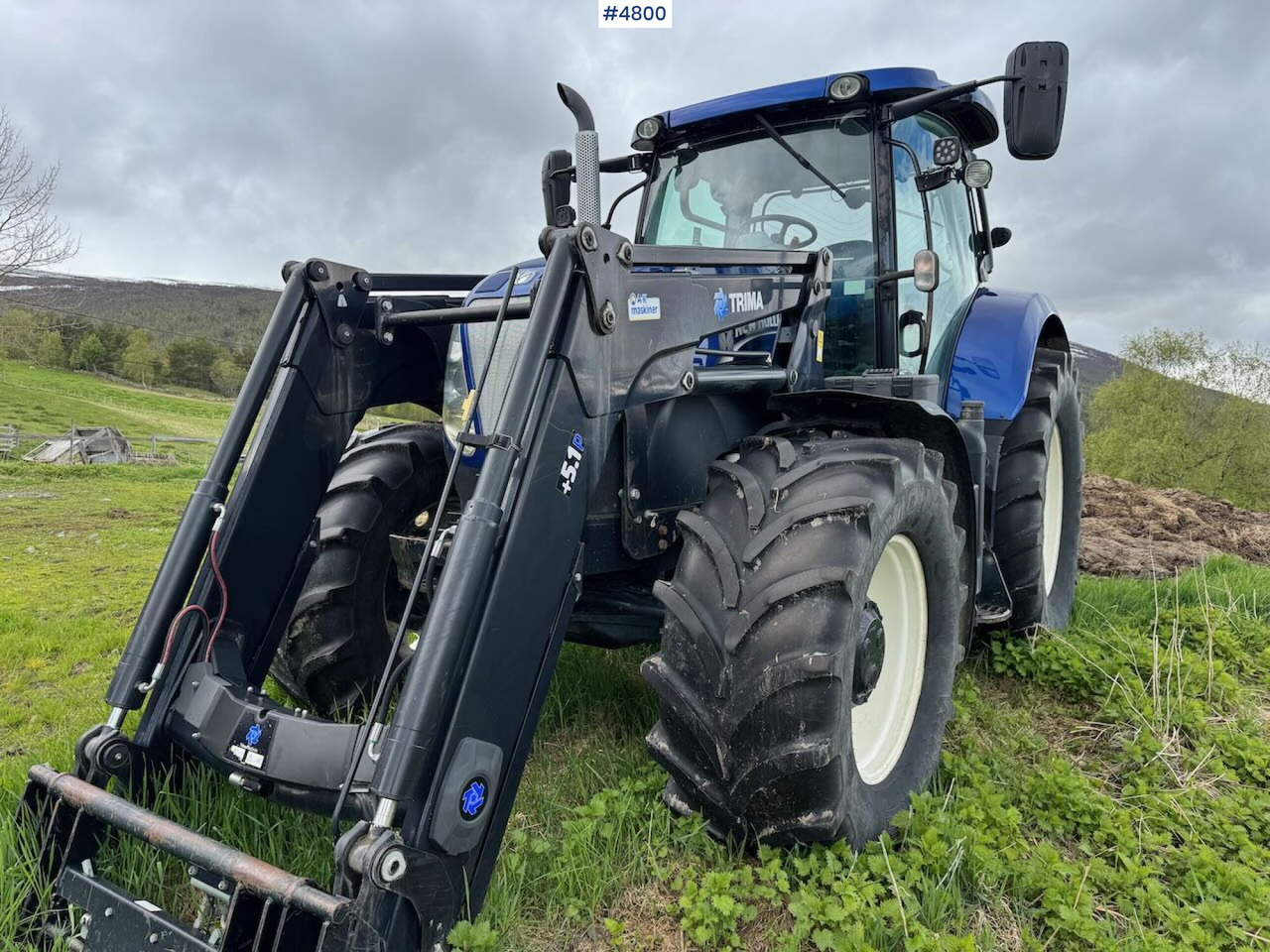 Traktor 2013 New Holland T7.210 AC Blue Power m/ Frontlaster: das Bild 6