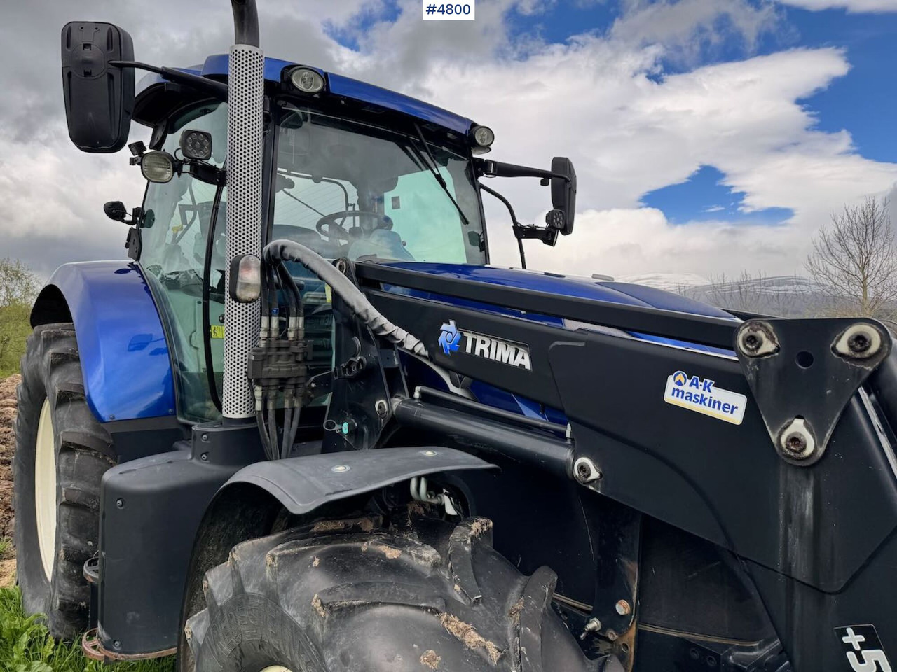 Traktor 2013 New Holland T7.210 AC Blue Power m/ Frontlaster: das Bild 10