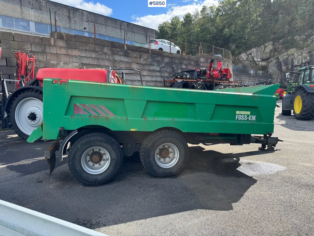 2015 Foss EIK 5.150 Dumper with 50 km/h. - Landwirtschaftlicher Kipper: das Bild 4 2015 Foss EIK 5.150 Dumper with 50 km/h. - Landwirtschaftlicher Kipper: das Bild 4