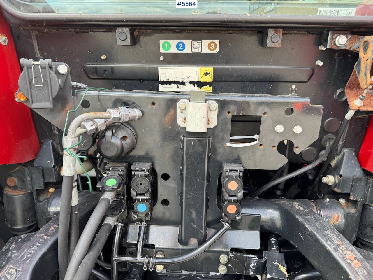 Traktor 2019 Case IH Luxxum 120 m/ frontlaster.: das Bild 10