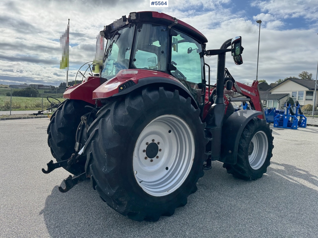 Traktor 2019 Case IH Luxxum 120 m/ frontlaster.: das Bild 6