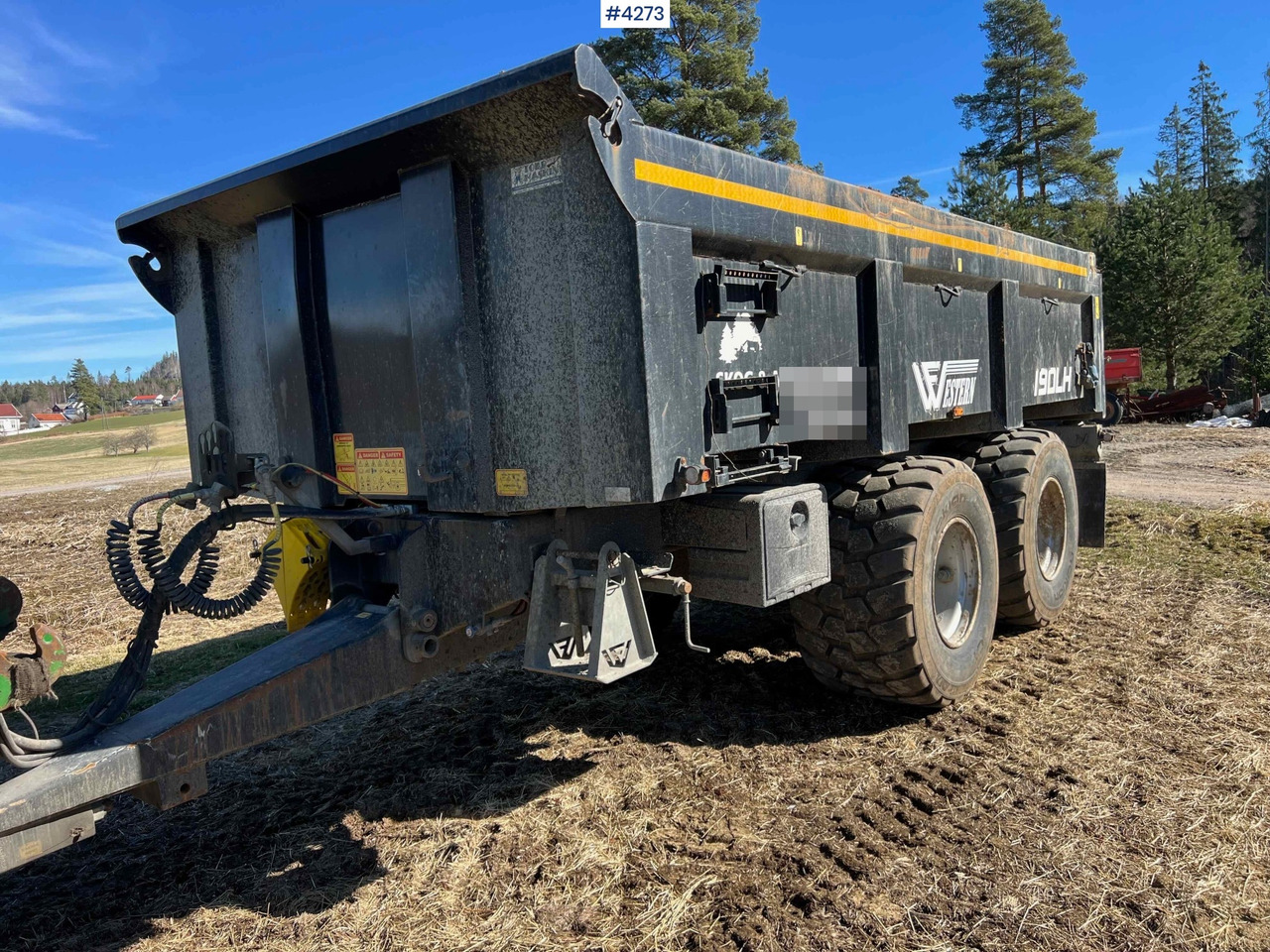 2020 Richard Western wf19DLH 2 axle dump trailer for tractor - Landwirtschaftlicher Kipper: das Bild 2 2020 Richard Western wf19DLH 2 axle dump trailer for tractor - Landwirtschaftlicher Kipper: das Bild 2
