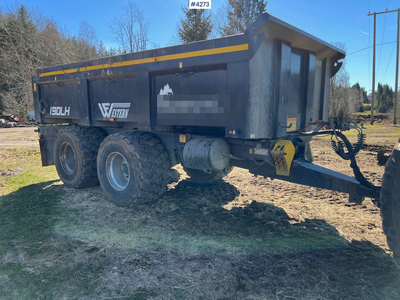 2020 Richard Western wf19DLH 2 axle dump trailer for tractor - Landwirtschaftlicher Kipper: das Bild 1 2020 Richard Western wf19DLH 2 axle dump trailer for tractor - Landwirtschaftlicher Kipper: das Bild 1
