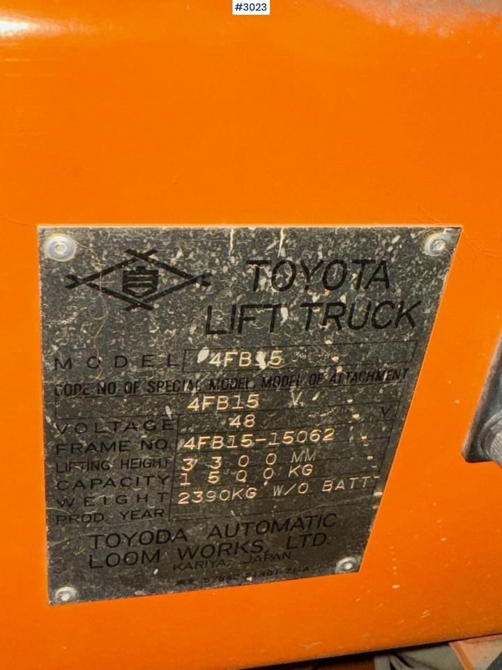 Gabelstapler Toyota 4FB15 Forklift: das Bild 16