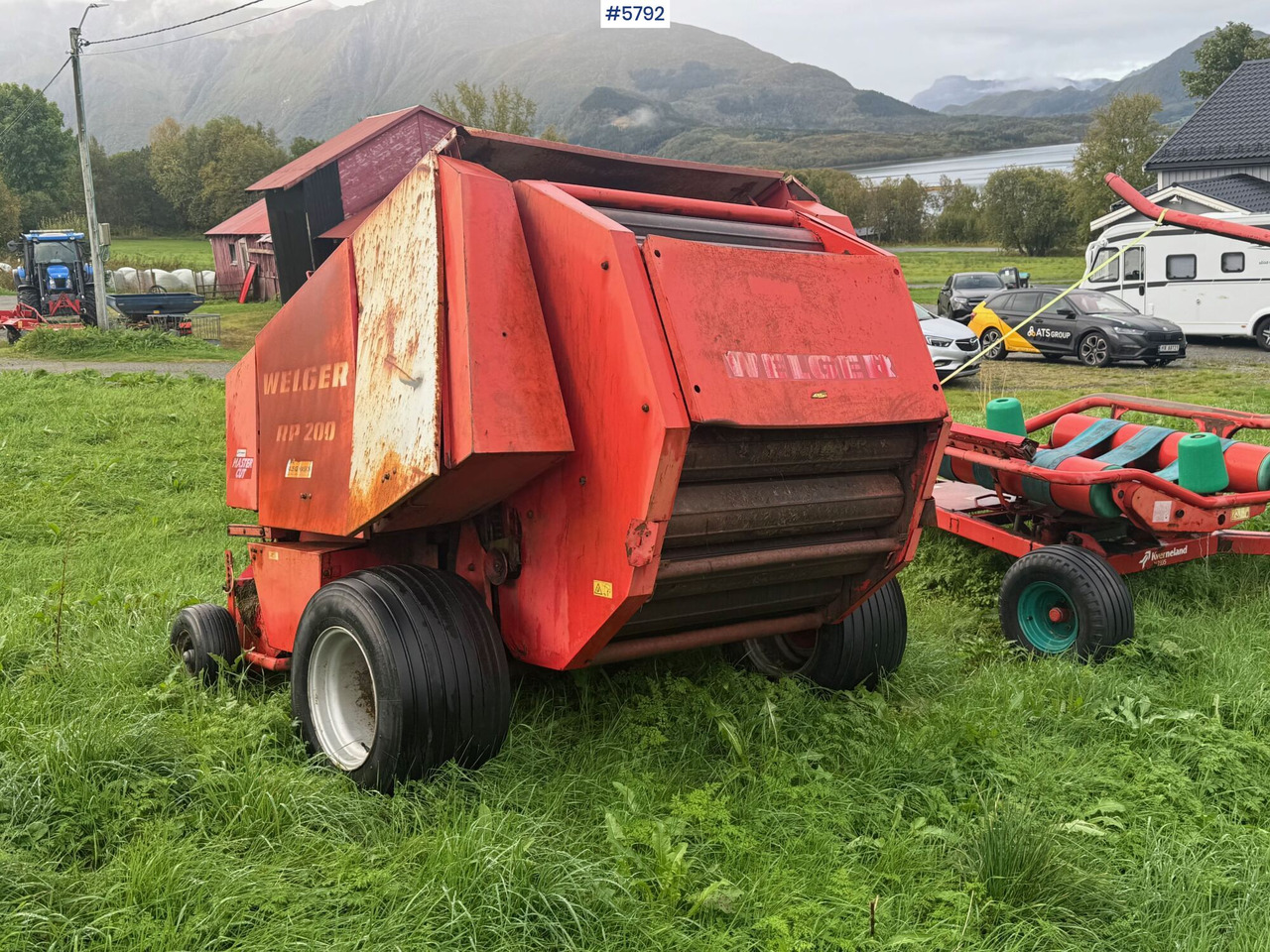 Welger RP 200 Mastercut round baler. Partially repaired object. - Grünlandtechnik: das Bild 5 Welger RP 200 Mastercut round baler. Partially repaired object. - Grünlandtechnik: das Bild 5