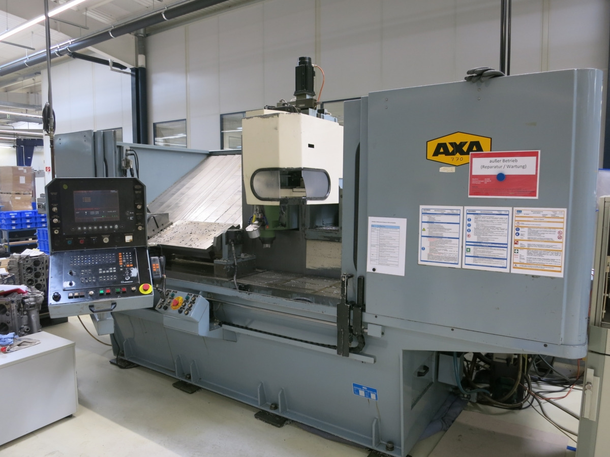 AXA VC2 - CNC-Bearbeitungszentrum: das Bild 1 AXA VC2 - CNC-Bearbeitungszentrum: das Bild 1