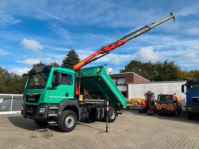 MAN 18.460 MEILLER 3SKipp PALFINGER PK 12002EH 4x2 - Kipper, Autokran: das Bild 2 MAN 18.460 MEILLER 3SKipp PALFINGER PK 12002EH 4x2 - Kipper, Autokran: das Bild 2