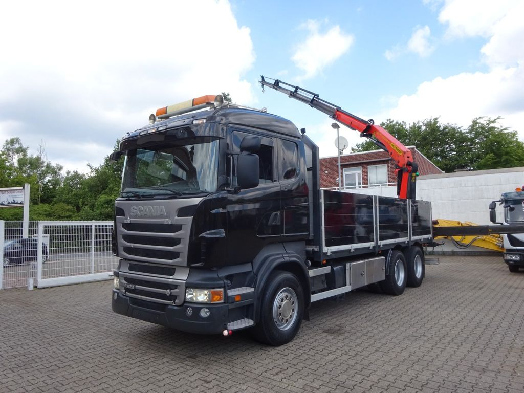 Scania R620 V8 Pritsche + PALFINGER 22002EH Kran - Autokran, Pritsche LKW: das Bild 3 Scania R620 V8 Pritsche + PALFINGER 22002EH Kran - Autokran, Pritsche LKW: das Bild 3