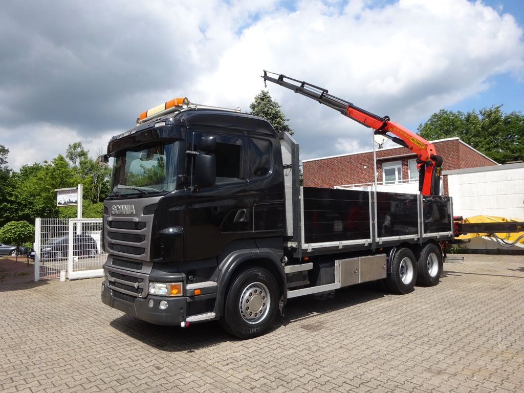 Scania R620 V8 Pritsche + PALFINGER 22002EH Kran - Autokran, Pritsche LKW: das Bild 4 Scania R620 V8 Pritsche + PALFINGER 22002EH Kran - Autokran, Pritsche LKW: das Bild 4