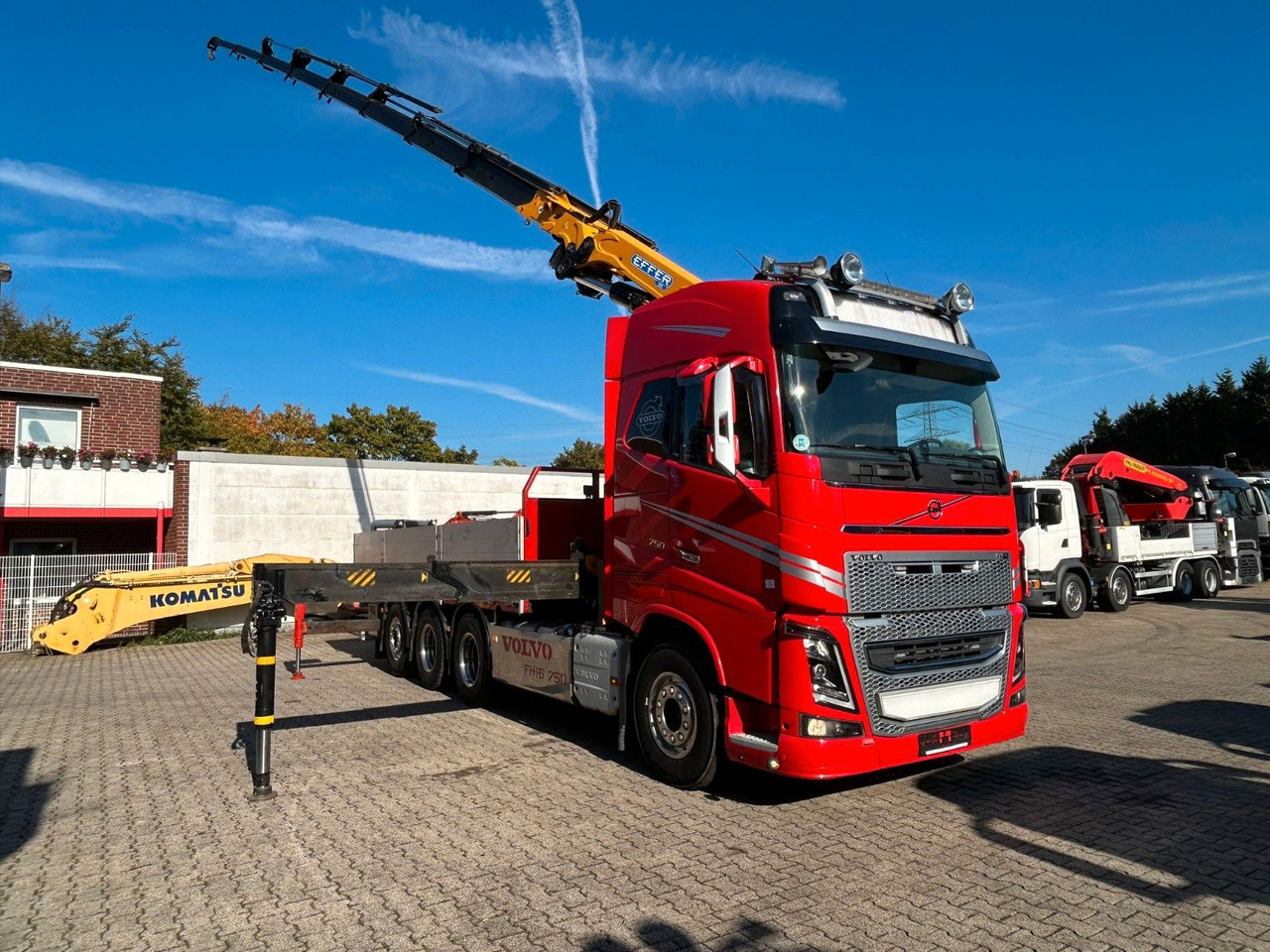 Volvo Autokran FH16 750 Pritsche EFFER 395/8S Lenk - Autokran: das Bild 5 Volvo Autokran FH16 750 Pritsche EFFER 395/8S Lenk - Autokran: das Bild 5
