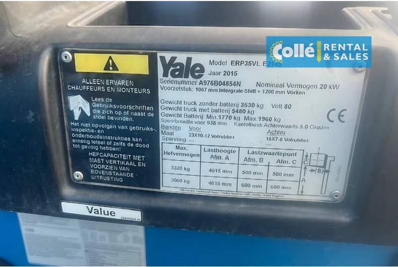 Elektrostapler Yale ERP 35 | 2015: das Bild 8