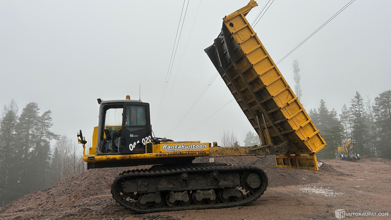 Dumpperi Komatsu CDR-110 irroitettavalla kumitela-alustalla, sekä tuppisovitteinen tukkinosturi kauhalla - Intexw, Lieto - Baumaschine: das Bild 4 Dumpperi Komatsu CDR-110 irroitettavalla kumitela-alustalla, sekä tuppisovitteinen tukkinosturi kauhalla - Intexw, Lieto - Baumaschine: das Bild 4