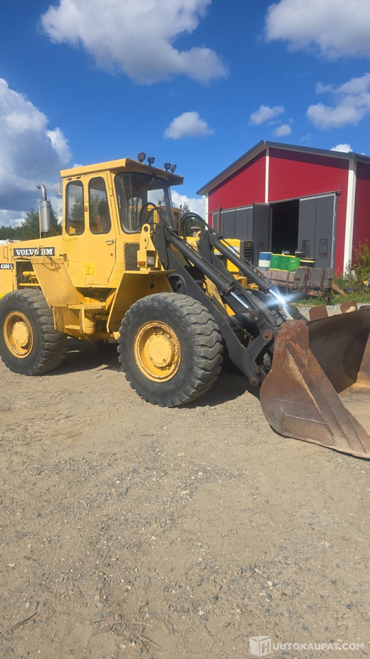 Volvo 4300 L, 1980 Pyöräkuormaaja, Leppävirta - Baumaschine: das Bild 1 Volvo 4300 L, 1980 Pyöräkuormaaja, Leppävirta - Baumaschine: das Bild 1