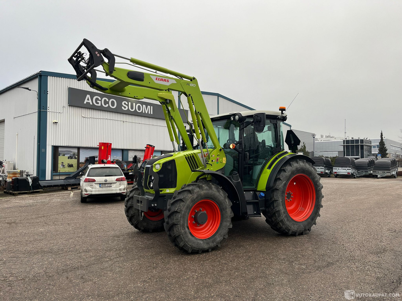 Claas Arion 420 traktori kuormaajalla, 2020,, Salo - Traktor: das Bild 1 Claas Arion 420 traktori kuormaajalla, 2020,, Salo - Traktor: das Bild 1