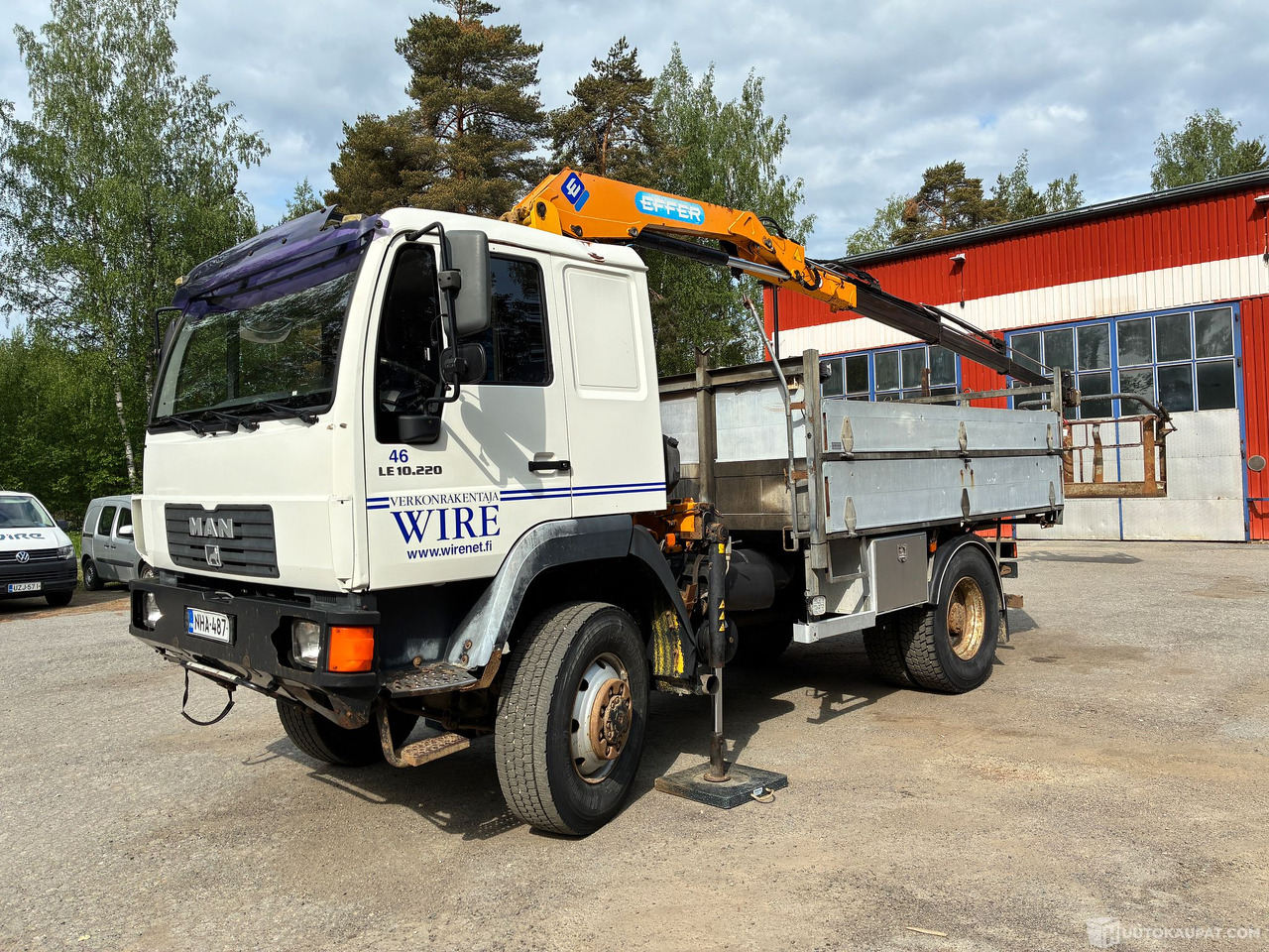 MAN 10.220, 2006 Kuorma-auto 4x4 + Effer 75 nosturi ja henkilönnostokori, Hattula - LKW: das Bild 4 MAN 10.220, 2006 Kuorma-auto 4x4 + Effer 75 nosturi ja henkilönnostokori, Hattula - LKW: das Bild 4