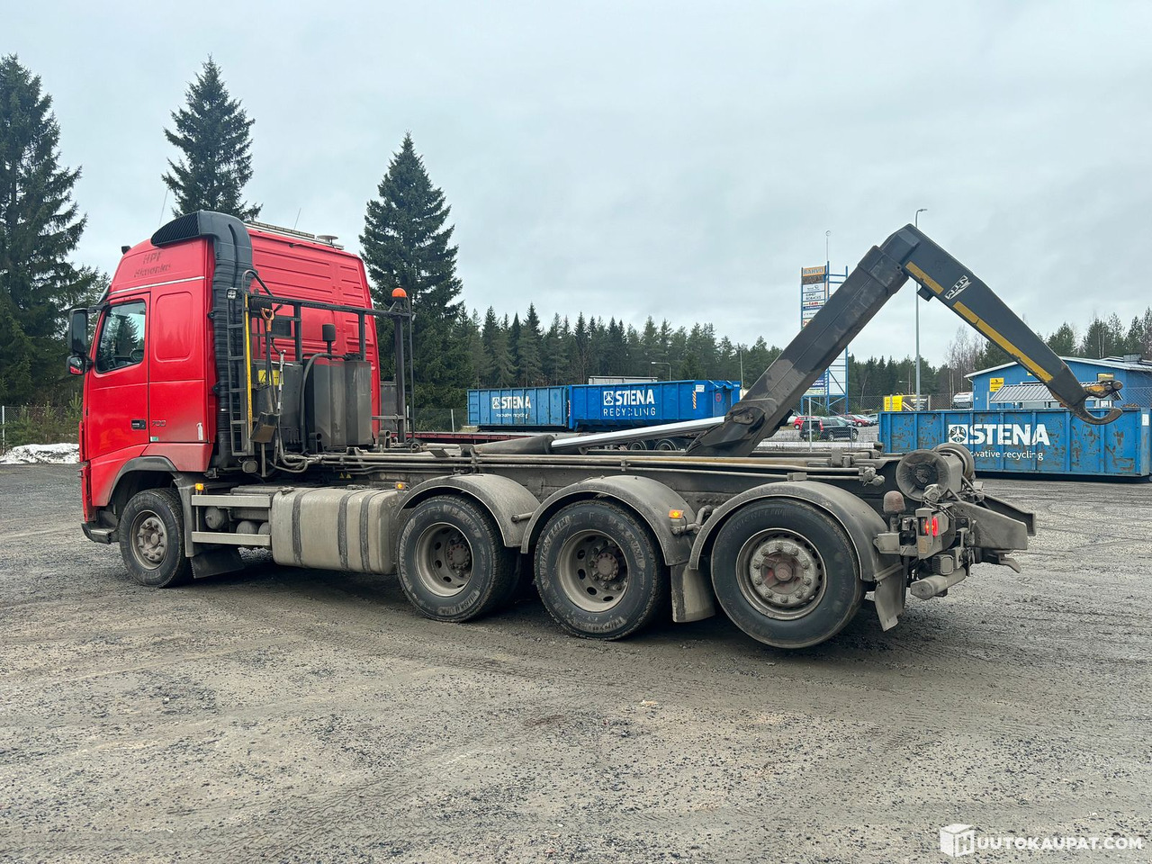Volvo FH16 hooklift truck. 2010, Kalajoki - Abrollkipper: das Bild 2 Volvo FH16 hooklift truck. 2010, Kalajoki - Abrollkipper: das Bild 2