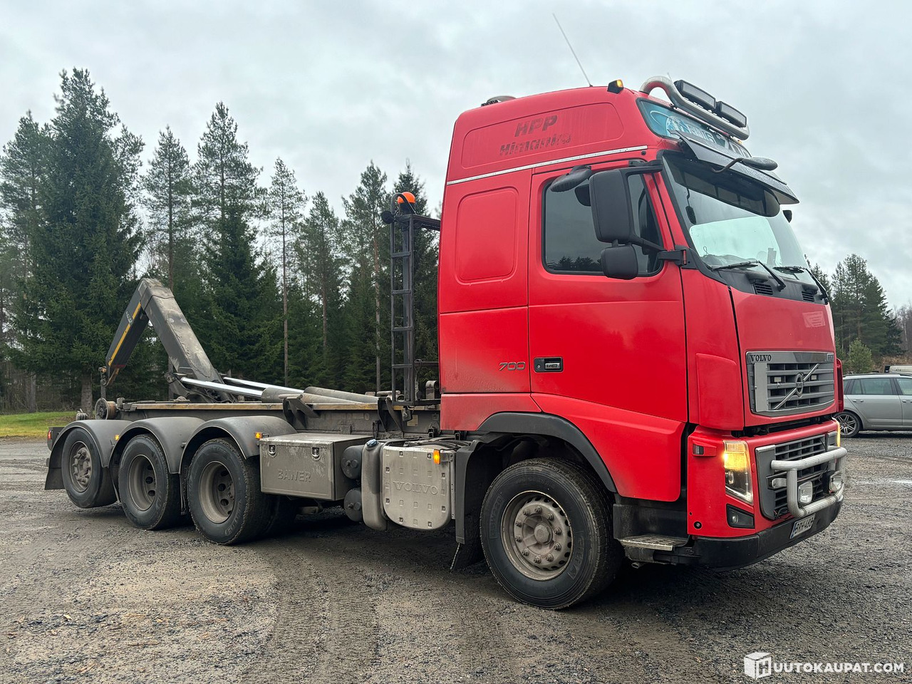 Volvo FH16 hooklift truck. 2010, Kalajoki - Abrollkipper: das Bild 1 Volvo FH16 hooklift truck. 2010, Kalajoki - Abrollkipper: das Bild 1