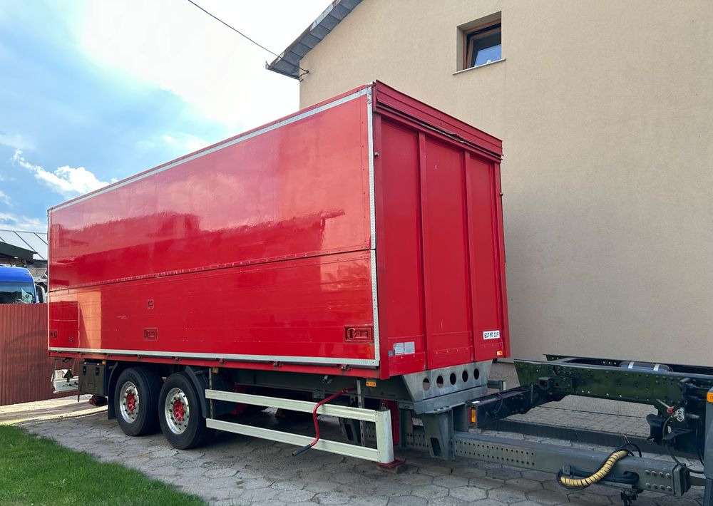 Koffer Anhänger Schmitz Cargobull 7.7m OCYNK OSIE MERCEDES ALUFELGI KONTENER TANDEM NAPOJÓWKA OTWIERANY BOK DO NAPOJÓW STAN BDB: das Bild 19