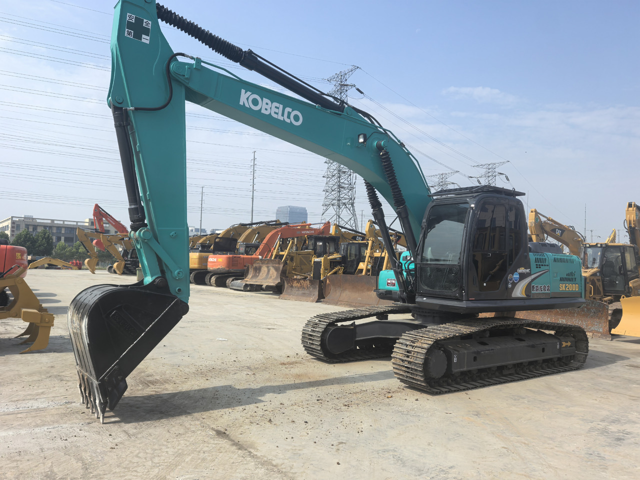 Kettenbagger KOBELCO SK200: das Bild 6