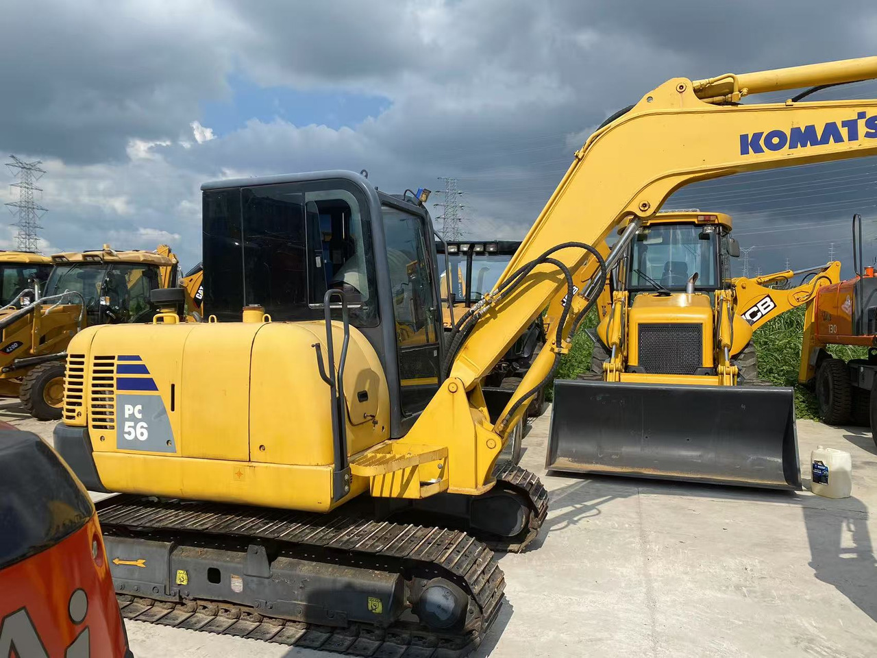 KOMATSU PC56-7 - Minibagger: das Bild 3 KOMATSU PC56-7 - Minibagger: das Bild 3
