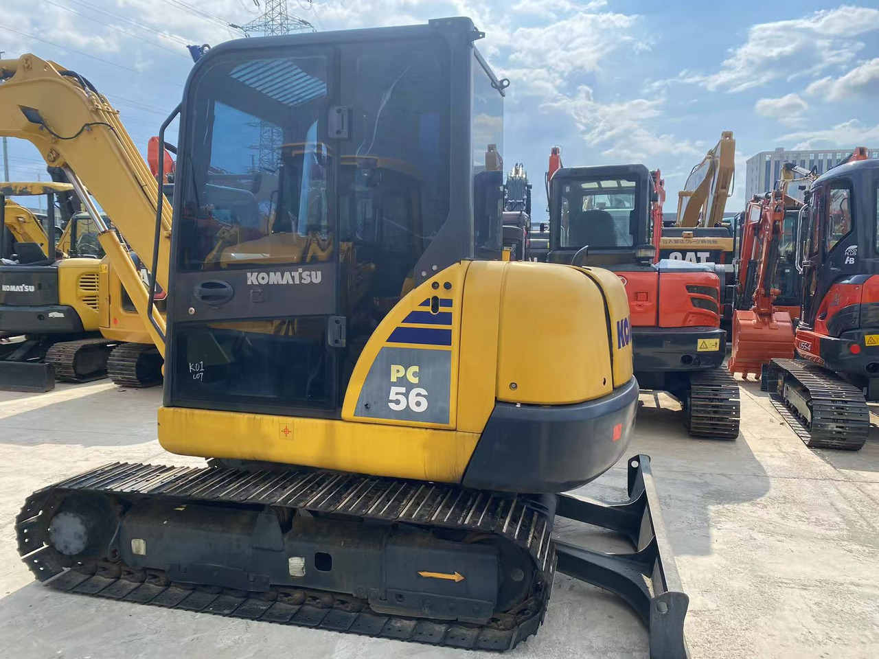 KOMATSU PC56-7 - Minibagger: das Bild 1 KOMATSU PC56-7 - Minibagger: das Bild 1