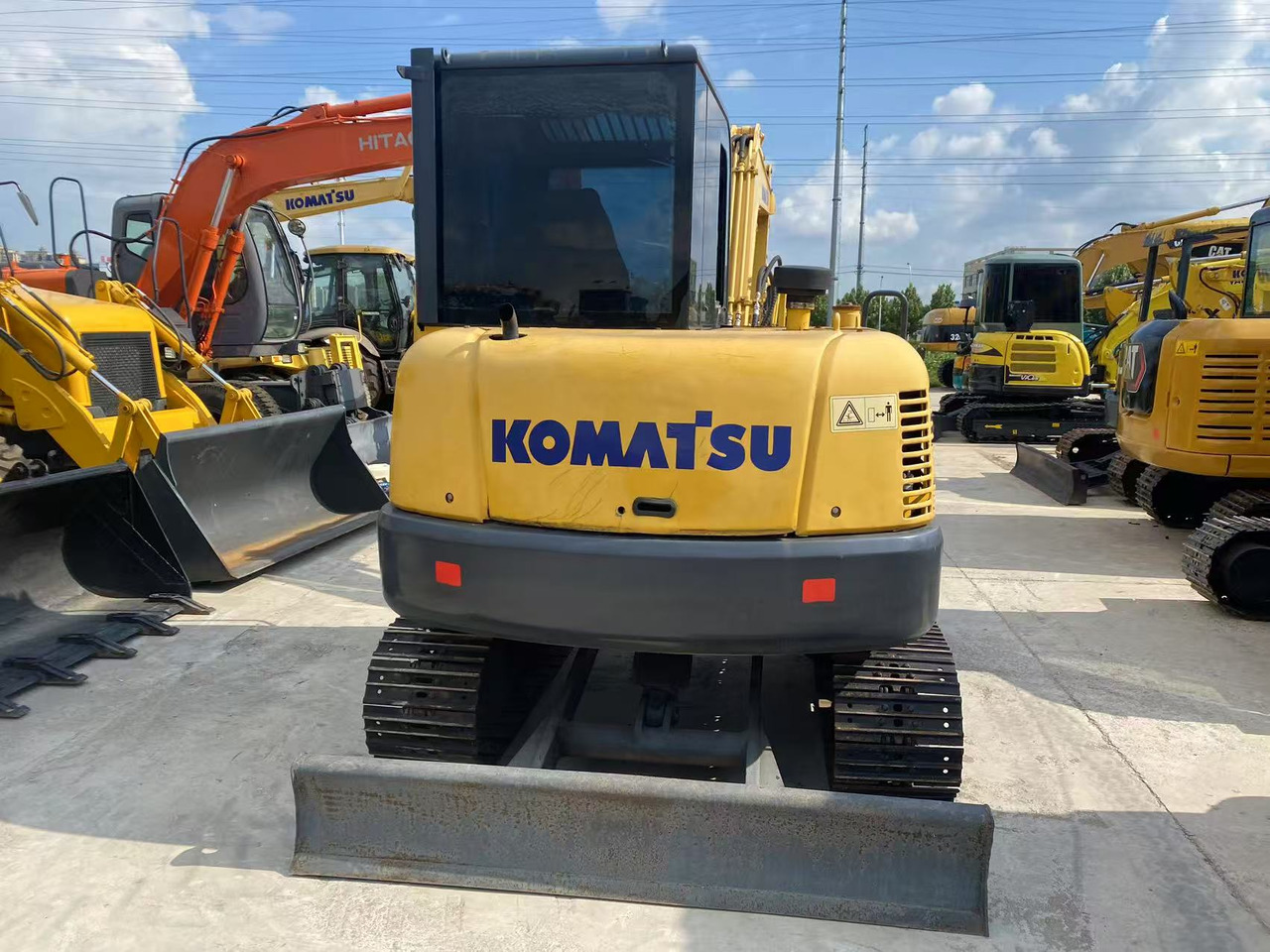 KOMATSU PC56-7 - Minibagger: das Bild 2 KOMATSU PC56-7 - Minibagger: das Bild 2