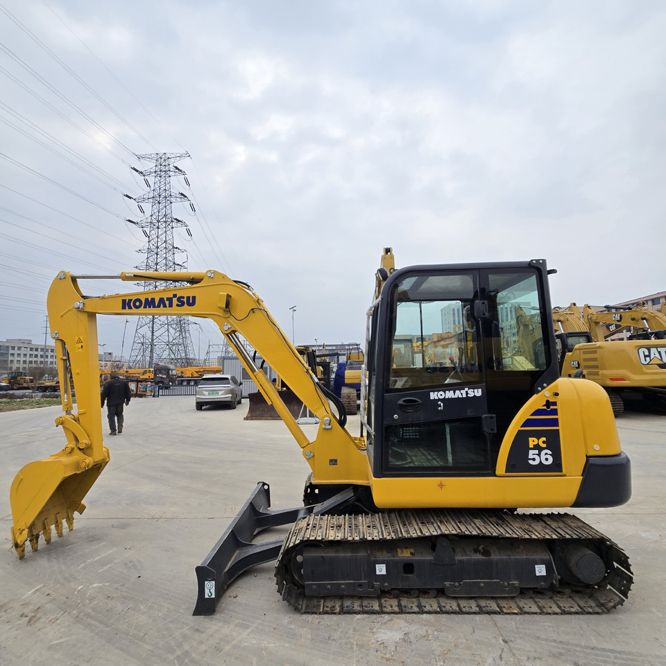 KOMATSU PC56 - Minibagger: das Bild 1 KOMATSU PC56 - Minibagger: das Bild 1