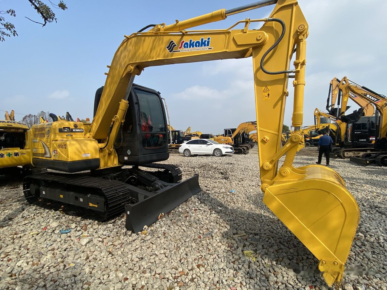 Kobelco SK75-8 - Minibagger: das Bild 3 Kobelco SK75-8 - Minibagger: das Bild 3