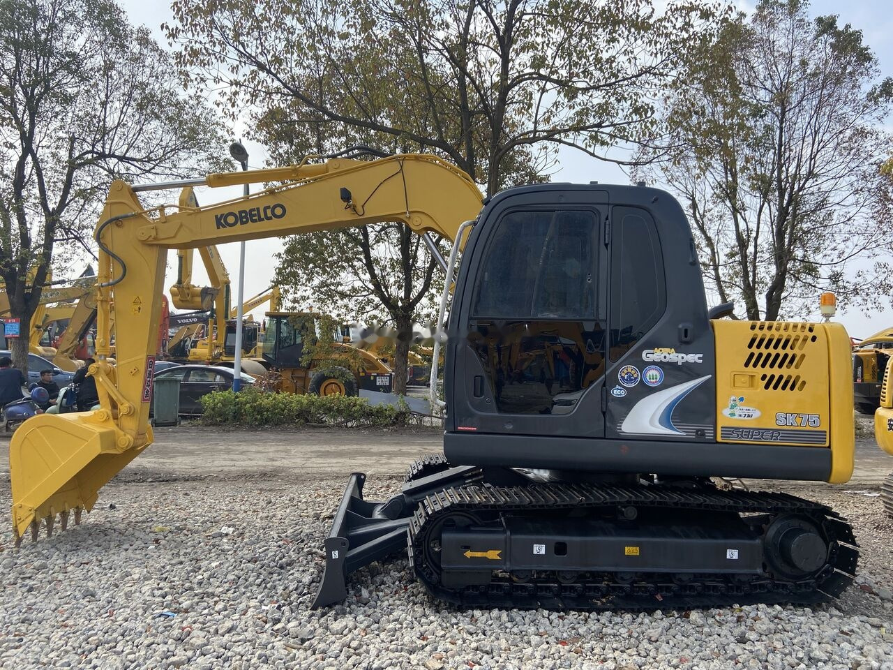 Kobelco SK75-8 - Minibagger: das Bild 1 Kobelco SK75-8 - Minibagger: das Bild 1