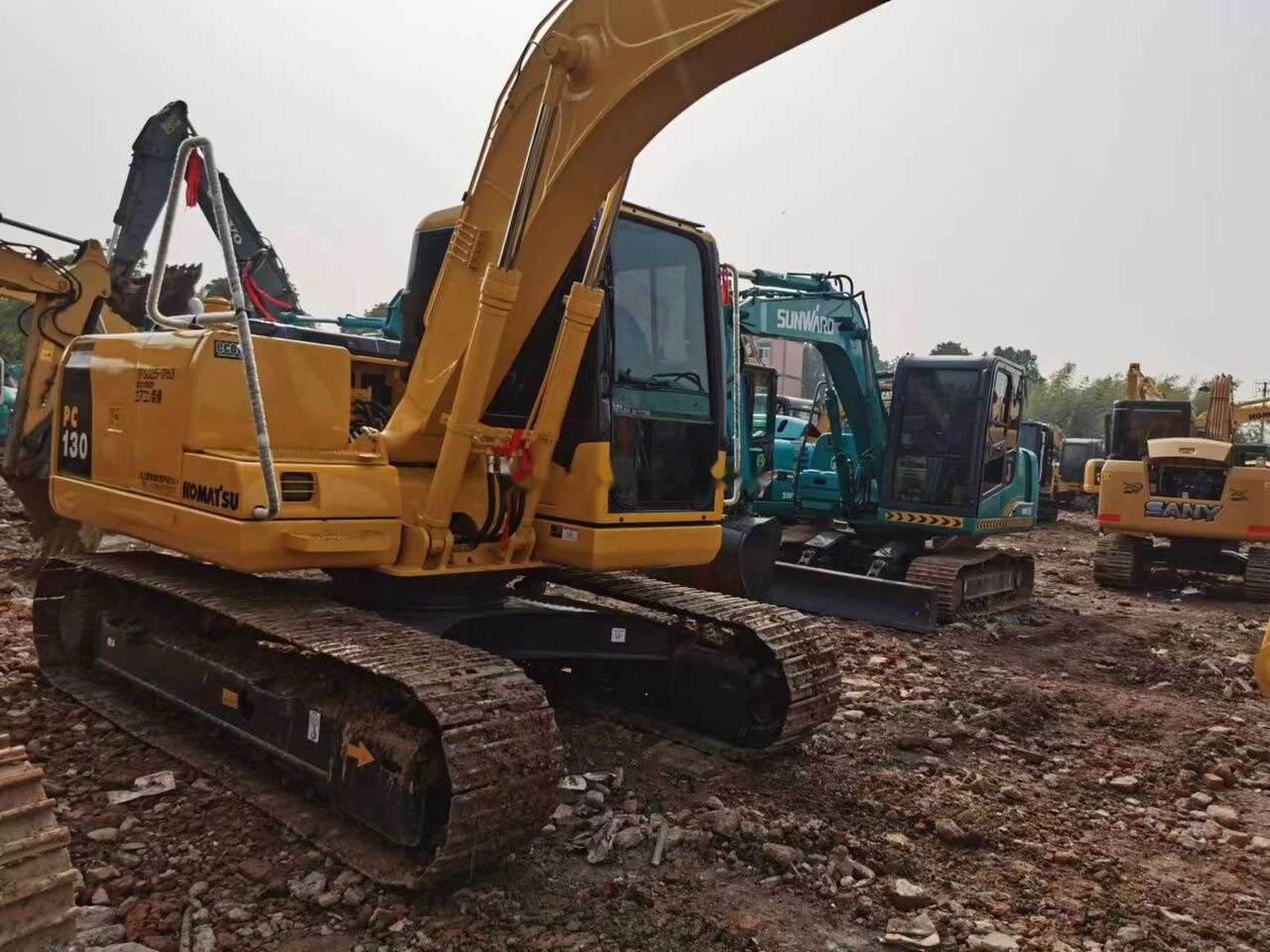 Komatsu PC130 - Kettenbagger: das Bild 2 Komatsu PC130 - Kettenbagger: das Bild 2