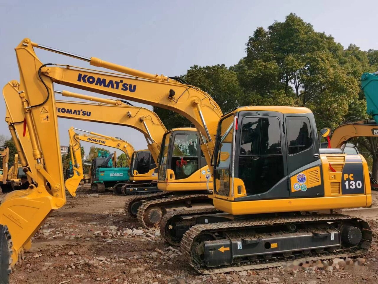 Komatsu PC130 - Kettenbagger: das Bild 3 Komatsu PC130 - Kettenbagger: das Bild 3