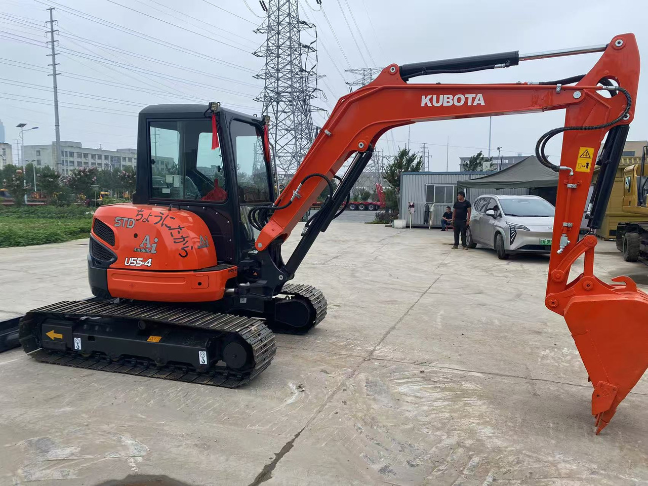 Minibagger Kubota U55-4: das Bild 7 Minibagger Kubota U55-4: das Bild 7