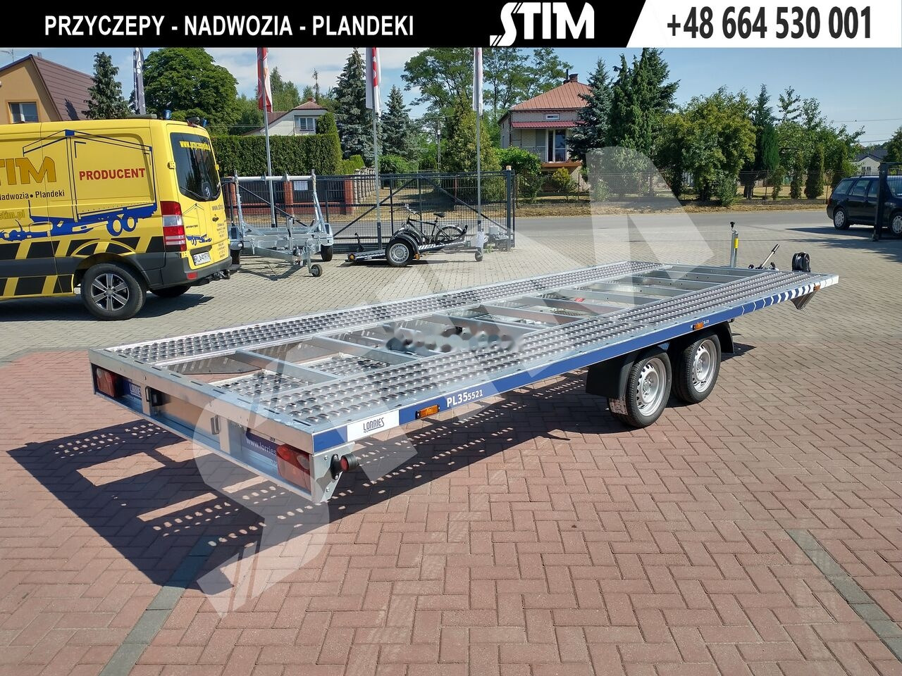 Lorries PL35-5521 - Autotransporter Anhänger: das Bild 1 Lorries PL35-5521 - Autotransporter Anhänger: das Bild 1