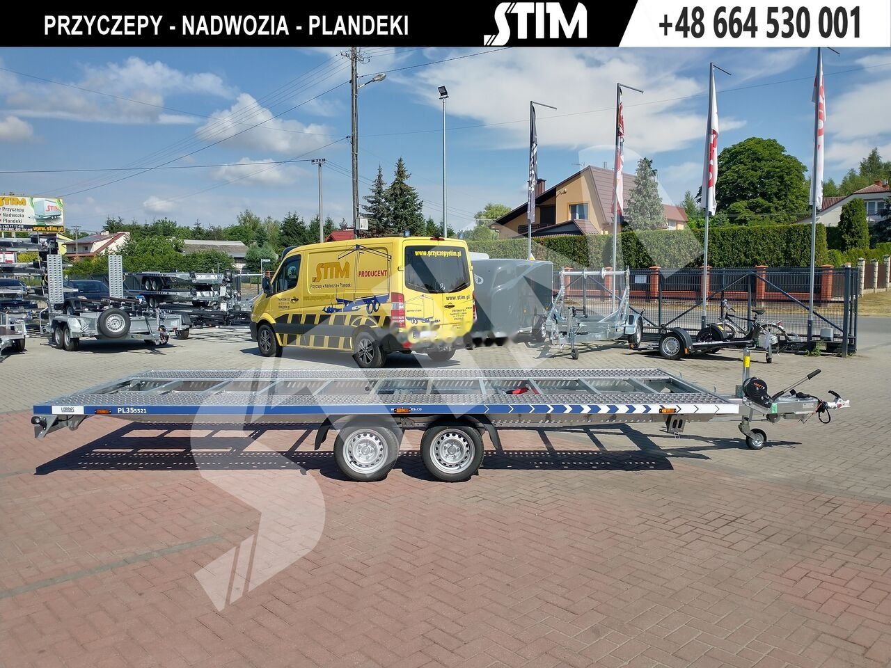Lorries PL35-5521 - Autotransporter Anhänger: das Bild 3 Lorries PL35-5521 - Autotransporter Anhänger: das Bild 3