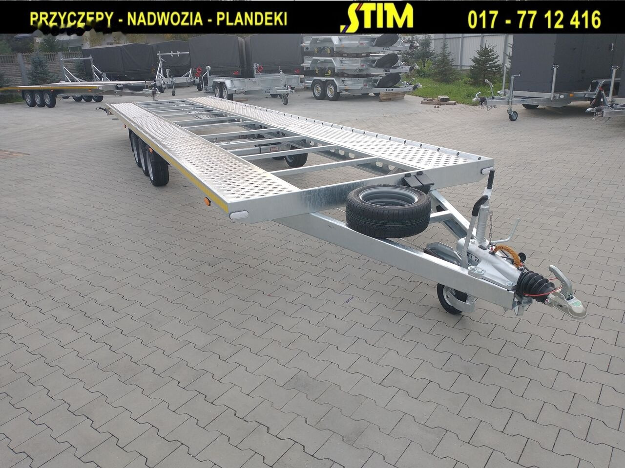 Stim L23, Stal / Aluminium - Autotransporter Anhänger: das Bild 2 Stim L23, Stal / Aluminium - Autotransporter Anhänger: das Bild 2