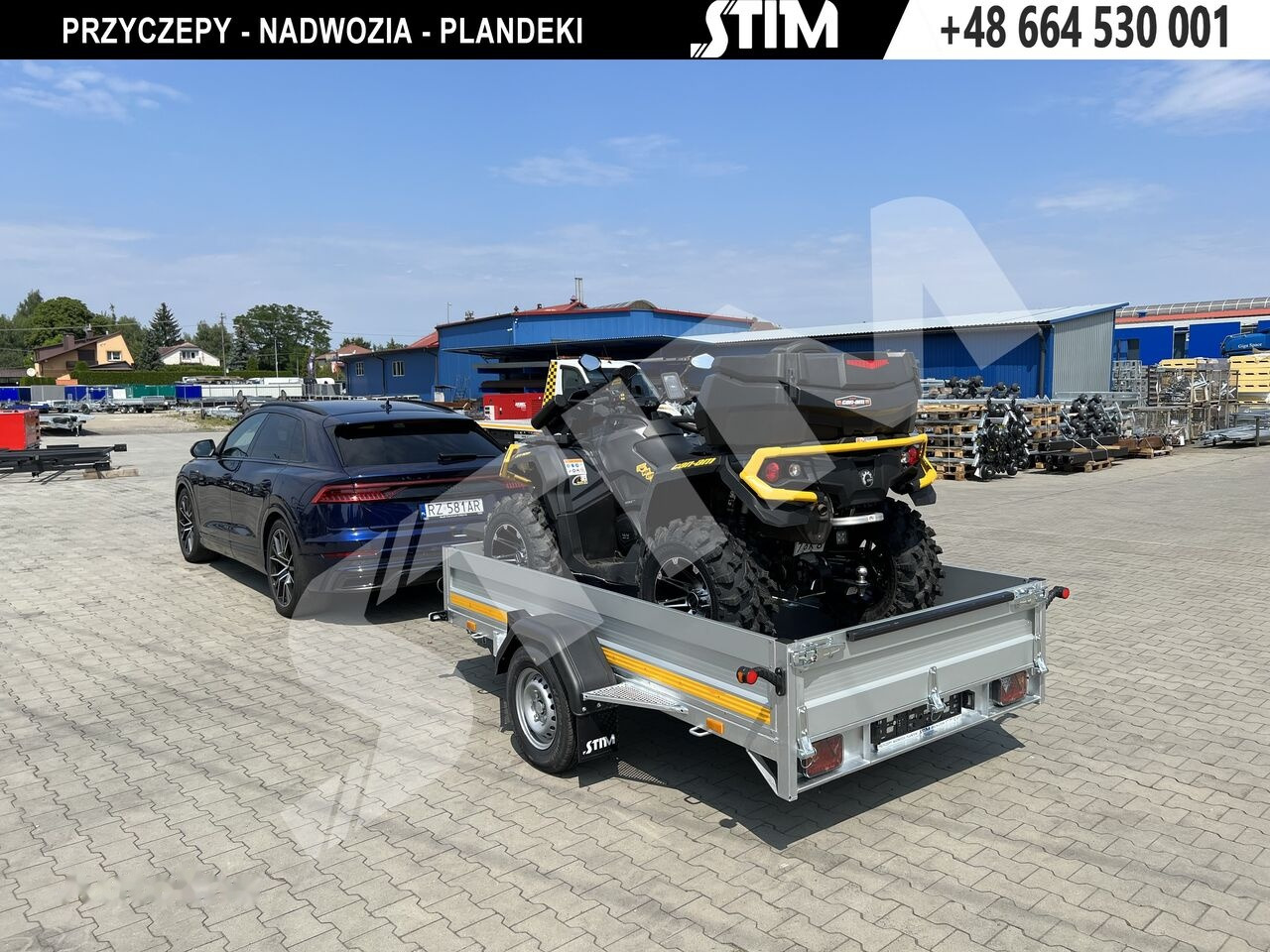 Stim S11-QT/750WB - uchylna - PKW Anhänger: das Bild 2 Stim S11-QT/750WB - uchylna - PKW Anhänger: das Bild 2