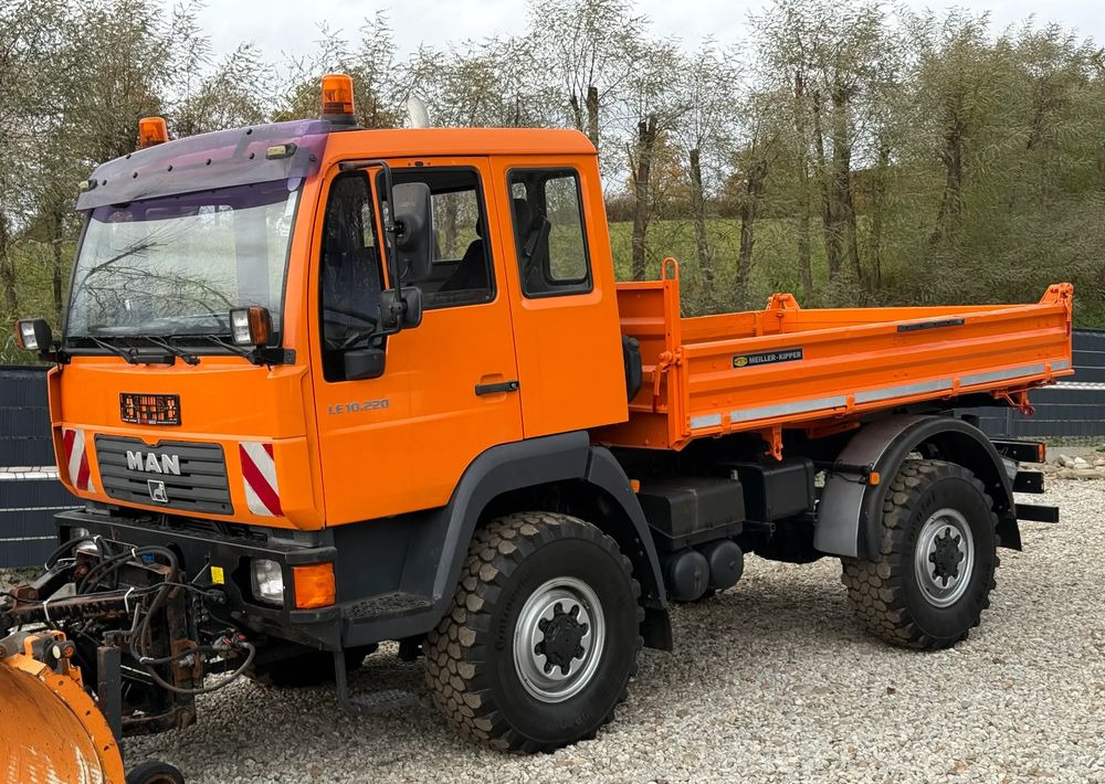 MAN * MAN 10-220 * Pług * Kiper Wywrotka Meiller * 4x4 * Zimowe Utrzymanie * Unimog * - Kipper: das Bild 3 MAN * MAN 10-220 * Pług * Kiper Wywrotka Meiller * 4x4 * Zimowe Utrzymanie * Unimog * - Kipper: das Bild 3
