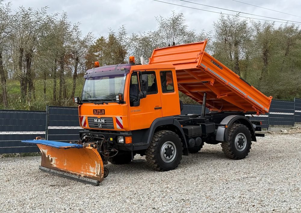 MAN * MAN 10-220 * Pług * Kiper Wywrotka Meiller * 4x4 * Zimowe Utrzymanie * Unimog * - Kipper: das Bild 1 MAN * MAN 10-220 * Pług * Kiper Wywrotka Meiller * 4x4 * Zimowe Utrzymanie * Unimog * - Kipper: das Bild 1