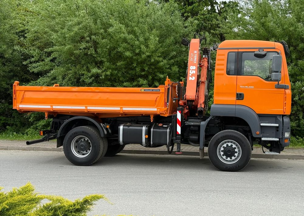 Kipper MAN * MAN 18 480 * KIPER WYWROTKA * 4x4 * HDS ATLAS 85* STAN BARDZO DOBRY * Sprowadzony: das Bild 11