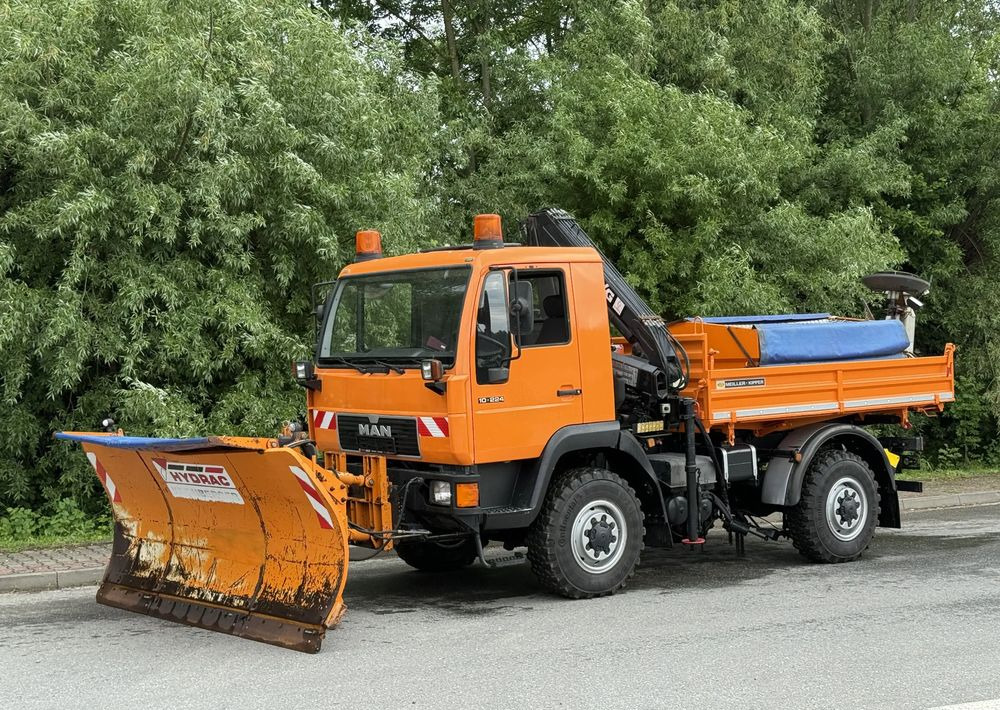 Kipper MAN * MAN LE 10.220 *Kiper Wywrotka * 4x4 * Pług Piaskarka * Zimowe Utrzymanie * Sprowadzony * HDS MKG *: das Bild 15