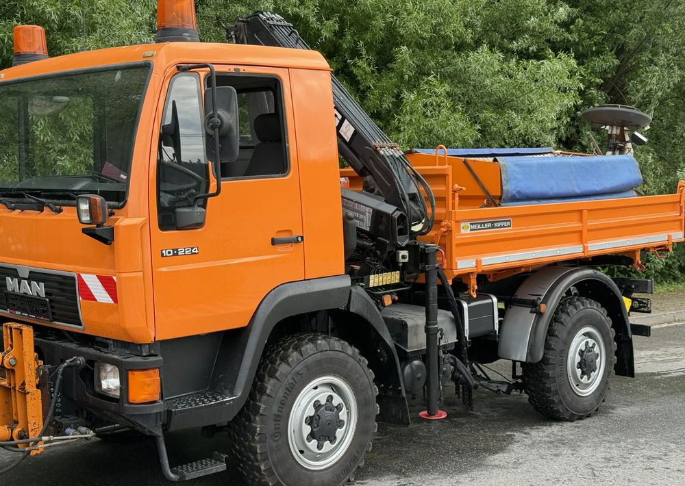 MAN * MAN LE 10.220 *Kiper Wywrotka * 4x4 * Pług Piaskarka * Zimowe Utrzymanie * Sprowadzony * HDS MKG * - Kipper: das Bild 3 MAN * MAN LE 10.220 *Kiper Wywrotka * 4x4 * Pług Piaskarka * Zimowe Utrzymanie * Sprowadzony * HDS MKG * - Kipper: das Bild 3