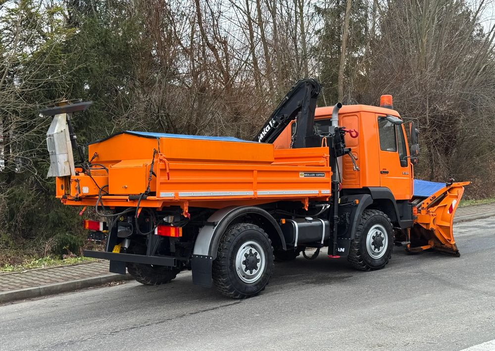 Kipper MAN * MAN LE 10.220 *Kiper Wywrotka * 4x4 * Pług Piaskarka * Zimowe Utrzymanie * Sprowadzony * HDS MKG *: das Bild 11
