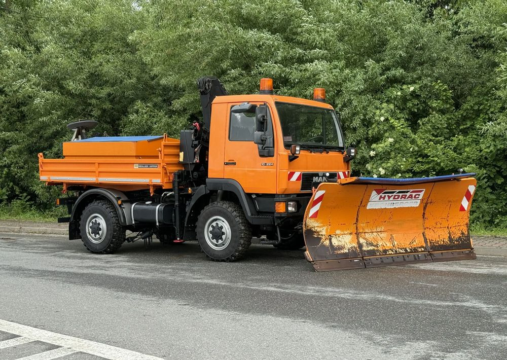 Kipper MAN * MAN LE 10.220 *Kiper Wywrotka * 4x4 * Pług Piaskarka * Zimowe Utrzymanie * Sprowadzony * HDS MKG *: das Bild 17