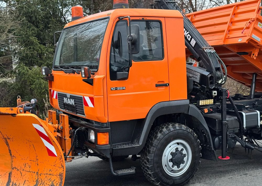 Kipper MAN * MAN LE 10.220 *Kiper Wywrotka * 4x4 * Pług Piaskarka * Zimowe Utrzymanie * Sprowadzony * HDS MKG *: das Bild 17