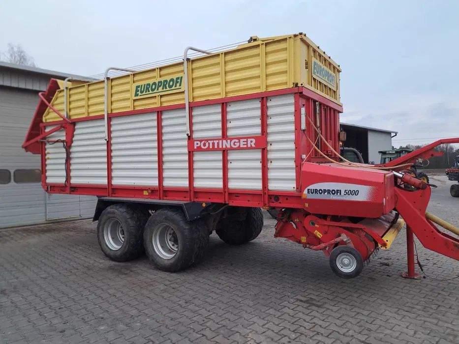 Przyczepa samozbierająca Pottinger Europrofi 5000 - Ladewagen: das Bild 2 Przyczepa samozbierająca Pottinger Europrofi 5000 - Ladewagen: das Bild 2