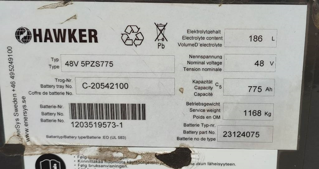 Schubmaststapler Nissan UNS141 DTFVRE873: das Bild 9