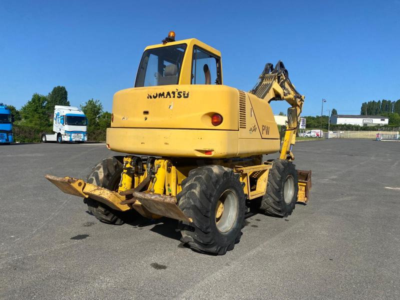 Komatsu PW95 - Mobilbagger: das Bild 4 Komatsu PW95 - Mobilbagger: das Bild 4
