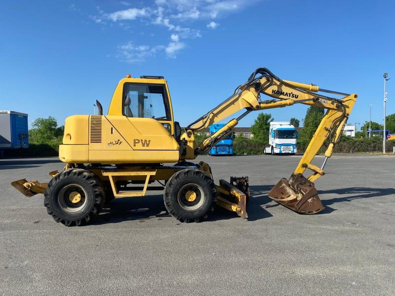 Komatsu PW95 - Mobilbagger: das Bild 5 Komatsu PW95 - Mobilbagger: das Bild 5