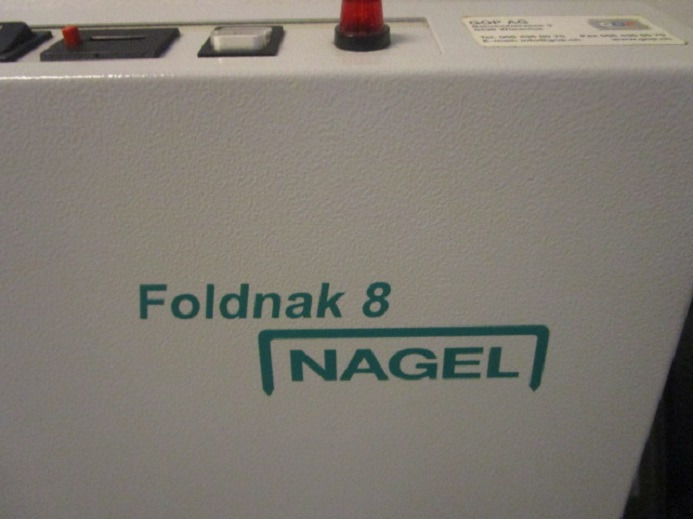 FALZ- UND HEFTMASCHINE NAGEL FOLDNAK 8 MIT TRIMMER - Falzmaschine: das Bild 5 FALZ- UND HEFTMASCHINE NAGEL FOLDNAK 8 MIT TRIMMER - Falzmaschine: das Bild 5